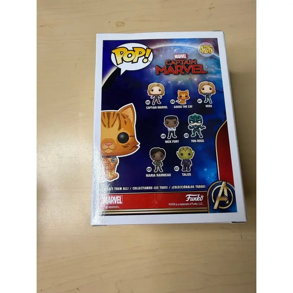 Funko Pop! Marvel Captain Marvel Goose The Cat #426 Bobble-Head - Picture 3 of 6